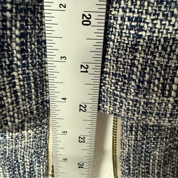 Pendleton Jacket Women 16W Deep V Neck Zip Up Tweed Multicolor Business Casual - Picture 9 of 11